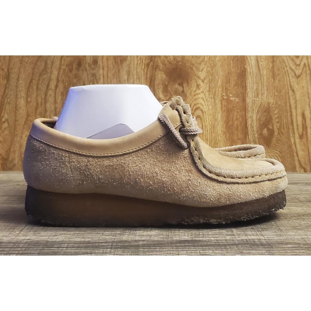 Clarks Wallabee Leather Shoes Women's Size 7 Tan